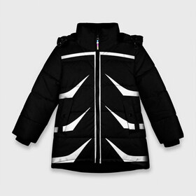 Зимняя куртка для девочек 3D с принтом Токийский гуль в Петрозаводске, ткань верха — 100% полиэстер; подклад — 100% полиэстер, утеплитель — 100% полиэстер. | длина ниже бедра, удлиненная спинка, воротник стойка и отстегивающийся капюшон. Есть боковые карманы с листочкой на кнопках, утяжки по низу изделия и внутренний карман на молнии. 

Предусмотрены светоотражающий принт на спинке, радужный светоотражающий элемент на пуллере молнии и на резинке для утяжки. | anime | kaneki | tokyo ghoul | гуль | канеки | канэки кэн