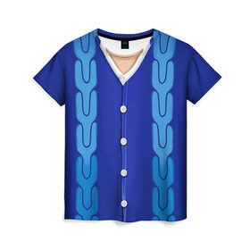 Женская футболка 3D с принтом Токийский Гуль в Петрозаводске, 100% полиэфир ( синтетическое хлопкоподобное полотно) | прямой крой, круглый вырез горловины, длина до линии бедер | anime | ghoul | tokyo | tokyo ghoul | гуль | канеки | кофта | свитер