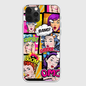 Чехол для iPhone 12 Pro Max с принтом POP ART в Петрозаводске, Силикон |  | Тематика изображения на принте: bang | omg | pop art | wtf | арт | поп | ретро | уорхол | энди