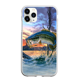 Чехол для iPhone 11 Pro матовый с принтом Рыба в Петрозаводске, Силикон |  | fishing | рыба | рыбак | рыбалка | туризм