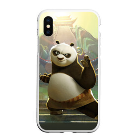 Чехол для iPhone XS Max матовый с принтом Кунг фу панда в Петрозаводске, Силикон | Область печати: задняя сторона чехла, без боковых панелей | kung fu | kung fu panda | panda | кунг фу | кунг фу панда | кунгфу | панда. кунг фу | по