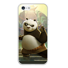 Чехол для iPhone 5/5S матовый с принтом Кунг фу панда в Петрозаводске, Силикон | Область печати: задняя сторона чехла, без боковых панелей | kung fu | kung fu panda | panda | кунг фу | кунг фу панда | кунгфу | панда. кунг фу | по
