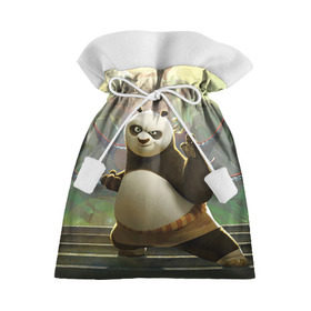 Подарочный 3D мешок с принтом Кунг фу панда в Петрозаводске, 100% полиэстер | Размер: 29*39 см | kung fu | kung fu panda | panda | кунг фу | кунг фу панда | кунгфу | панда. кунг фу | по