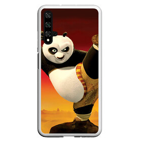 Чехол для Honor 20 с принтом Кунг фу панда в Петрозаводске, Силикон | Область печати: задняя сторона чехла, без боковых панелей | Тематика изображения на принте: kung fu | kung fu panda | panda | кунг фу | кунг фу панда | кунгфу | панда. кунг фу | по