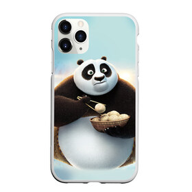 Чехол для iPhone 11 Pro матовый с принтом Кунг фу панда в Петрозаводске, Силикон |  | Тематика изображения на принте: панда