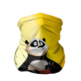 Бандана-труба 3D с принтом Кунг фу панда в Петрозаводске, 100% полиэстер, ткань с особыми свойствами — Activecool | плотность 150‒180 г/м2; хорошо тянется, но сохраняет форму | Тематика изображения на принте: kung fu | kung fu panda | panda | кунг фу | кунг фу панда | кунгфу | панда. кунг фу | по