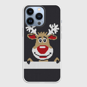 Чехол для iPhone 13 Pro с принтом Олень в Петрозаводске,  |  | зима | новый год | олень | снег | снежинки