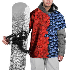 Накидка на куртку 3D с принтом Ягодка в Петрозаводске, 100% полиэстер |  | Тематика изображения на принте: клубника | малина | черника | ягода | ягодка | ягодный
