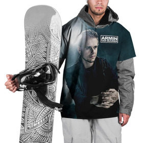 Накидка на куртку 3D с принтом Armin Van Buuren в Петрозаводске, 100% полиэстер |  | addicted | buuren | van | аrmin | армен | бюрен | ван