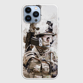 Чехол для iPhone 13 Pro Max с принтом ФСБ Альфа в Петрозаводске,  |  | Тематика изображения на принте: армия | военный | рф | служба | стрелок | структура