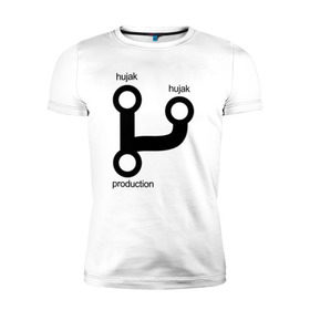 Мужская футболка премиум с принтом Раз, два и в продакшн в Петрозаводске, 92% хлопок, 8% лайкра | приталенный силуэт, круглый вырез ворота, длина до линии бедра, короткий рукав | гит | код | программист | продакшн | разработка