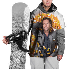 Накидка на куртку 3D с принтом Доктор Хаус в Петрозаводске, 100% полиэстер |  | Тематика изображения на принте: doctor | house | все лгут | доктор | лори | хауз | хаус | хью