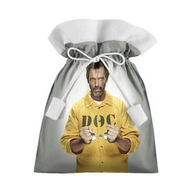 Подарочный 3D мешок с принтом Доктор Хаус в Петрозаводске, 100% полиэстер | Размер: 29*39 см | doctor | house | все лгут | доктор | лори | хауз | хаус | хью