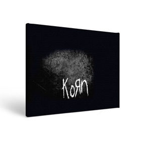 Холст прямоугольный с принтом KoЯn в Петрозаводске, 100% ПВХ |  | korn | metal | rock | группы | корн | метал | рок