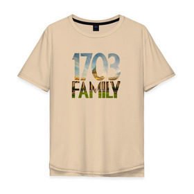 Мужская футболка хлопок Oversize с принтом 1703 family в Петрозаводске, 100% хлопок | свободный крой, круглый ворот, “спинка” длиннее передней части | петербург | питер | санкт | санкт петербург | спб