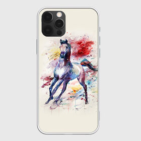 Чехол для iPhone 12 Pro Max с принтом Лошадь Арт 1 в Петрозаводске, Силикон |  | Тематика изображения на принте: horse | horseshoe | акварель | головалошади | грива | жеребец | животные | конь | лошадь | лошадьскрыльями | подкова | природа | рисуноккрасками