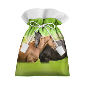 Подарочный 3D мешок с принтом Лошади 2 в Петрозаводске, 100% полиэстер | Размер: 29*39 см | horse | horseshoe | акварель | головалошади | грива | единорог | жеребец | животные | конь | лошадь | лошадьскрыльями | подкова | природа | рисуноккрасками