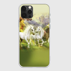 Чехол для iPhone 12 Pro Max с принтом Единороги в Петрозаводске, Силикон |  | Тематика изображения на принте: horse | horseshoe | акварель | головалошади | грива | единорог | жеребец | животные | конь | лошадь | лошадьскрыльями | подкова | природа | рисуноккрасками