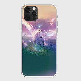 Чехол для iPhone 12 Pro Max с принтом Пегас в Петрозаводске, Силикон |  | Тематика изображения на принте: horse | horseshoe | акварель | головалошади | грива | единорог | жеребец | животные | конь | лошадь | лошадьскрыльями | подкова | природа | рисуноккрасками