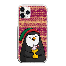 Чехол для iPhone 11 Pro матовый с принтом Пингвиня в Петрозаводске, Силикон |  | пингвин