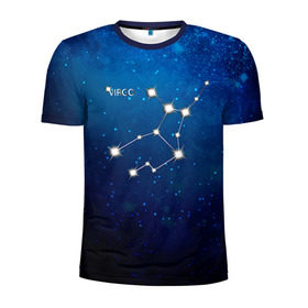 Мужская футболка 3D спортивная с принтом Дева в Петрозаводске, 100% полиэстер с улучшенными характеристиками | приталенный силуэт, круглая горловина, широкие плечи, сужается к линии бедра | дева | звезда | звезды | знак зодиака | космос | созвездие