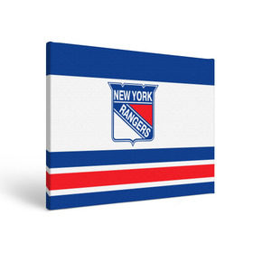 Холст прямоугольный с принтом New York Rangers в Петрозаводске, 100% ПВХ |  | hockey | new york rangers | nhl | нхл | спорт | хоккей