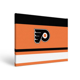Холст прямоугольный с принтом Philadelphia Flyers в Петрозаводске, 100% ПВХ |  | hockey | nhl | philadelphia flyers | нхл | хоккей