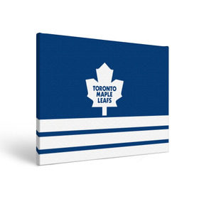 Холст прямоугольный с принтом Toronto Maple Leafs в Петрозаводске, 100% ПВХ |  | Тематика изображения на принте: hockey | nhl | toronto maple leafs | нхл | хоккей
