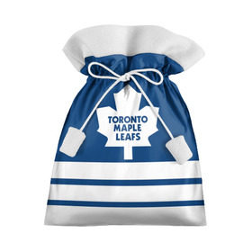Подарочный 3D мешок с принтом Toronto Maple Leafs в Петрозаводске, 100% полиэстер | Размер: 29*39 см | Тематика изображения на принте: hockey | nhl | toronto maple leafs | нхл | хоккей