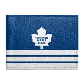 Обложка для студенческого билета с принтом Toronto Maple Leafs в Петрозаводске, натуральная кожа | Размер: 11*8 см; Печать на всей внешней стороне | Тематика изображения на принте: hockey | nhl | toronto maple leafs | нхл | хоккей