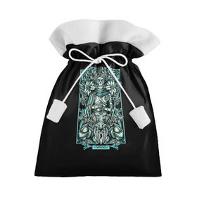 Подарочный 3D мешок с принтом Дева в Петрозаводске, 100% полиэстер | Размер: 29*39 см | virgo. дева | арт | гороскоп | знаки зодиака | череп