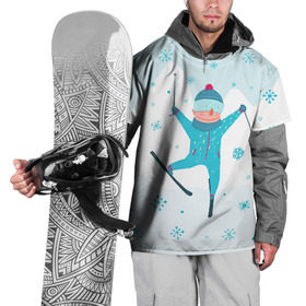 Накидка на куртку 3D с принтом Лыжник в Петрозаводске, 100% полиэстер |  | Тематика изображения на принте: extreme | ski | skiing | горнолыжное | горные лыжи | лыжник | фристайл | экстрим