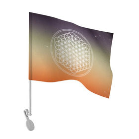 Флаг для автомобиля с принтом Bring Me The Horizon в Петрозаводске, 100% полиэстер | Размер: 30*21 см | bmth | bring me the horizon | hardcore