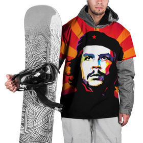 Накидка на куртку 3D с принтом Че Гевара в Петрозаводске, 100% полиэстер |  | куба | поп арт | революционер | чегевара