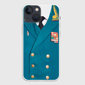 Чехол для iPhone 13 mini с принтом Китель в Петрозаводске,  |  | 23 февраля | армия | защитник | китель | муднир | мужской праздник | мужчине | одежда | отечества | подарок