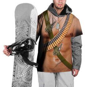 Накидка на куртку 3D с принтом Солдат в Петрозаводске, 100% полиэстер |  | 23 февраля | армия | граната | защитник | мужской праздник | мужчине | отечества | подарок | пуля | солдат