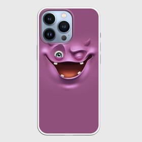Чехол для iPhone 13 Pro с принтом Пластилиновый смайл в Петрозаводске,  |  | глаза | мульт | рожица | рот | смайл | улыбка