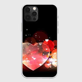 Чехол для iPhone 12 Pro Max с принтом Сердца в Петрозаводске, Силикон |  | Тематика изображения на принте: 14 февраля | love | валентин | влюбленные | любовь | сердечко | сердце