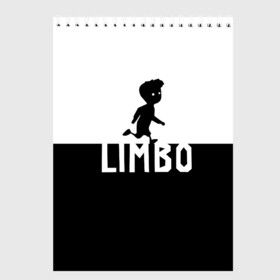 Скетчбук с принтом Limbo в Петрозаводске, 100% бумага
 | 48 листов, плотность листов — 100 г/м2, плотность картонной обложки — 250 г/м2. Листы скреплены сверху удобной пружинной спиралью | limbo | игра | лимбо | мальчик