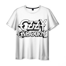 Мужская футболка 3D с принтом Ozzy Osbourne в Петрозаводске, 100% полиэфир | прямой крой, круглый вырез горловины, длина до линии бедер | ozzy rock