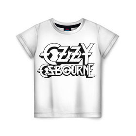 Детская футболка 3D с принтом Ozzy Osbourne в Петрозаводске, 100% гипоаллергенный полиэфир | прямой крой, круглый вырез горловины, длина до линии бедер, чуть спущенное плечо, ткань немного тянется | Тематика изображения на принте: ozzy rock