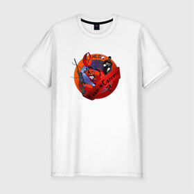 Мужская футболка премиум с принтом Рак MLG в Петрозаводске, 92% хлопок, 8% лайкра | приталенный силуэт, круглый вырез ворота, длина до линии бедра, короткий рукав | cancer | mlg | рак
