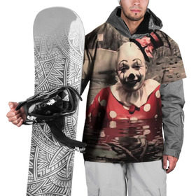 Накидка на куртку 3D с принтом american horror story в Петрозаводске, 100% полиэстер |  | ahs | horror | аиу | американская | американская история ужасовстрашно | жутко | история | клоун | треш | ужасов | ужасы