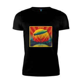 Мужская футболка премиум с принтом Led Zeppelin в Петрозаводске, 92% хлопок, 8% лайкра | приталенный силуэт, круглый вырез ворота, длина до линии бедра, короткий рукав | led zeppelin