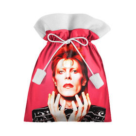Подарочный 3D мешок с принтом Ziggy Stardust в Петрозаводске, 100% полиэстер | Размер: 29*39 см | bowie | david | ziggy stardust | боуи | дэвид | музыкант | певец | рок