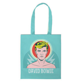 Сумка 3D повседневная с принтом David Bowie в Петрозаводске, 100% полиэстер | Плотность: 200 г/м2; Размер: 34×35 см; Высота лямок: 30 см | bowie | david | боуи | дэвид | музыкант | певец | рок