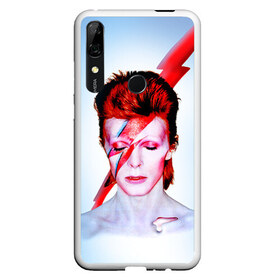 Чехол для Honor P Smart Z с принтом Aladdin sane в Петрозаводске, Силикон | Область печати: задняя сторона чехла, без боковых панелей | Тематика изображения на принте: aladdin sane | bowie | david | боуи | дэвид | музыкант | певец | рок