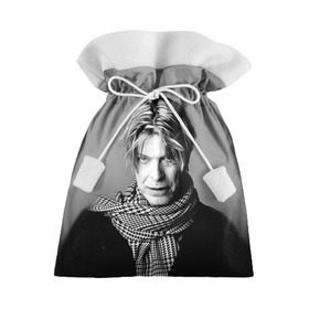Подарочный 3D мешок с принтом Дэвид Боуи в Петрозаводске, 100% полиэстер | Размер: 29*39 см | bowie | david | боуи | дэвид | музыкант | певец | рок