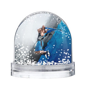 Снежный шар с принтом Баскетбол бросок в Петрозаводске, Пластик | Изображение внутри шара печатается на глянцевой фотобумаге с двух сторон | 