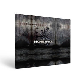 Холст прямоугольный с принтом Nickelback в Петрозаводске, 100% ПВХ |  | nickelback | группа | никельбэк | рок